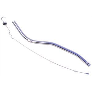 TRANS-DAPT PERFORMANCE PRODUCTS 24 IN. CHROME TRANSMISSION DIPSTICK AND TUBE FOR GM POWERGLIDE