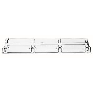 TRANS-DAPT PERFORMANCE PRODUCTS RADIATOR SUPPORT PANEL; 1968-77 CHEVELLE; HEAVY-DUTY RADIATOR; 31-3/8 IN. X 5-3/4 IN.- CHROME