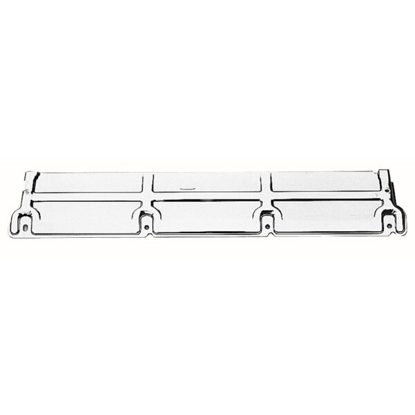 TRANS-DAPT PERFORMANCE PRODUCTS RADIATOR SUPPORT PANEL; 1968-77 CHEVELLE; HEAVY-DUTY RADIATOR; 31-3/8 IN. X 5-3/4 IN.- CHROME