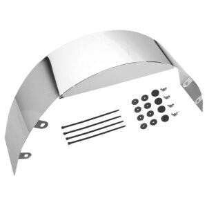 TRANS-DAPT PERFORMANCE PRODUCTS RADIATOR FAN SHROUD' 5-1/2 IN. WIDE X 20 IN. DIAMETER- CHROME