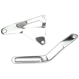 TRANS-DAPT PERFORMANCE PRODUCTS ALTERNATOR BRACKET SET; FORD 289, 302- CHROME