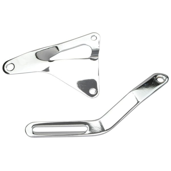 TRANS-DAPT PERFORMANCE PRODUCTS ALTERNATOR BRACKET SET; FORD 289, 302- CHROME