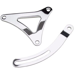 TRANS-DAPT PERFORMANCE PRODUCTS ALTERNATOR BRACKET SET; MOPAR 383-440- CHROME
