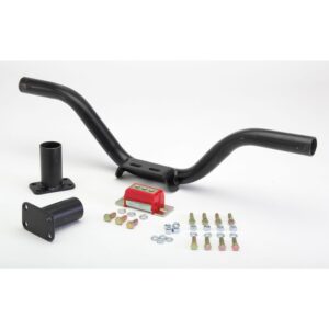 TRANS-DAPT PERFORMANCE PRODUCTS TRANSMISSION CROSSMEMBER WITH POLYURETHANE PAD; UNIVERSAL FIT; 26 IN. TO 36 IN. FRAMERAIL WIDTH; 6 IN. DROP DISTANCE