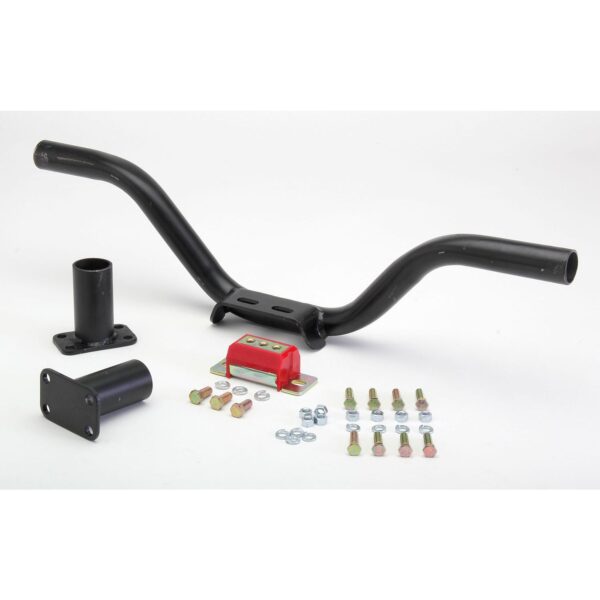 TRANS-DAPT PERFORMANCE PRODUCTS TRANSMISSION CROSSMEMBER WITH POLYURETHANE PAD; UNIVERSAL FIT; 26 IN. TO 36 IN. FRAMERAIL WIDTH; 6 IN. DROP DISTANCE