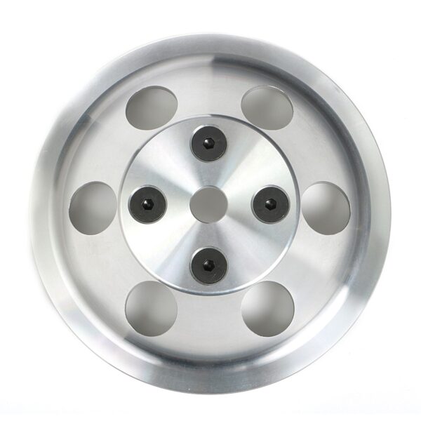 TRANS-DAPT PERFORMANCE PRODUCTS WATER PUMP PULLEY; 1 GROOVE; 1969-1985 CHEVROLET 283-350; LONG WATER PUMP- MACHINED ALUMINUM