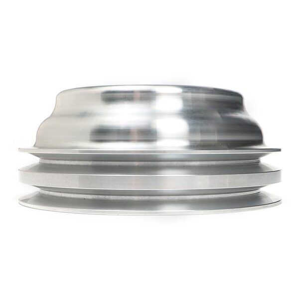 TRANS-DAPT PERFORMANCE PRODUCTS CRANKSHAFT PULLEY; 2 GROOVE; CHEVROLET 283-350; LONG WATER PUMP- MACHINED ALUMINUM