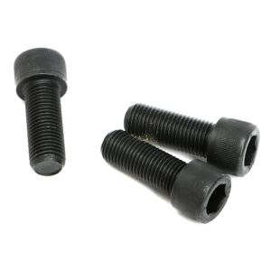 TRANS-DAPT PERFORMANCE PRODUCTS CRANKSHAFT PULLEY BOLTS; 3/8 IN.-24 X 1 IN. (3 BOLTS PER PKG.)