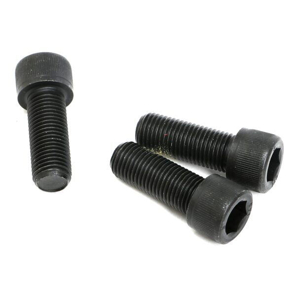 TRANS-DAPT PERFORMANCE PRODUCTS CRANKSHAFT PULLEY BOLTS; 3/8 IN.-24 X 1 IN. (3 BOLTS PER PKG.)