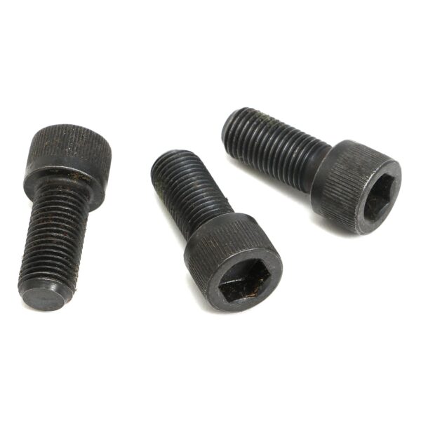 TRANS-DAPT PERFORMANCE PRODUCTS CRANKSHAFT PULLEY BOLTS; 7/16-20 X 1 IN. (3 BOLTS PER PKG.)