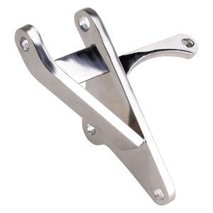 TRANS-DAPT PERFORMANCE PRODUCTS O.E.M. STYLE ALTERNATOR BRACKET (BOTTOM); 1965-1968 CHEVROLET 396-454; SHORT WATER PUMP- CHROME