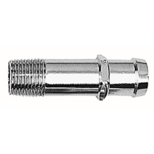 TRANS-DAPT PERFORMANCE PRODUCTS WATER PUMP FITTING FOR 3/4 IN. HOSE; 1/2 IN. NPT- CHROME