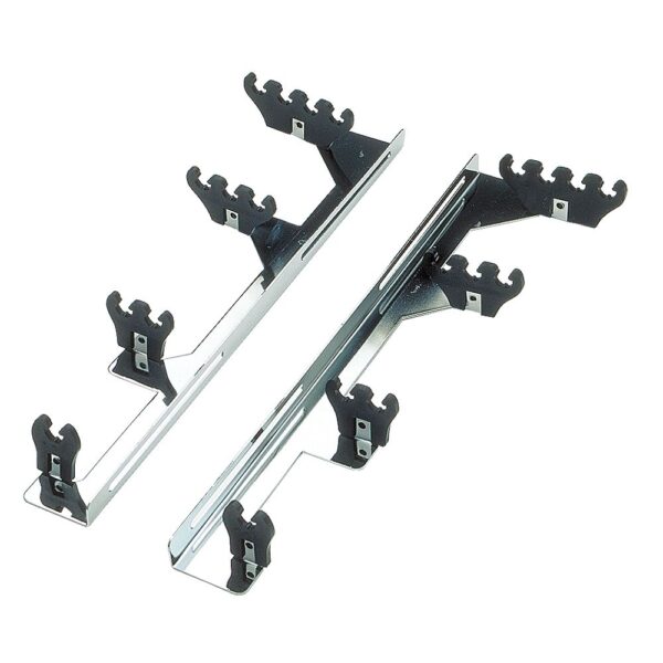 TRANS-DAPT PERFORMANCE PRODUCTS UNIVERSAL STYLE WIRE LOOMS. FITS 7 TO 9MM WIRES; BLACK/CHROME
