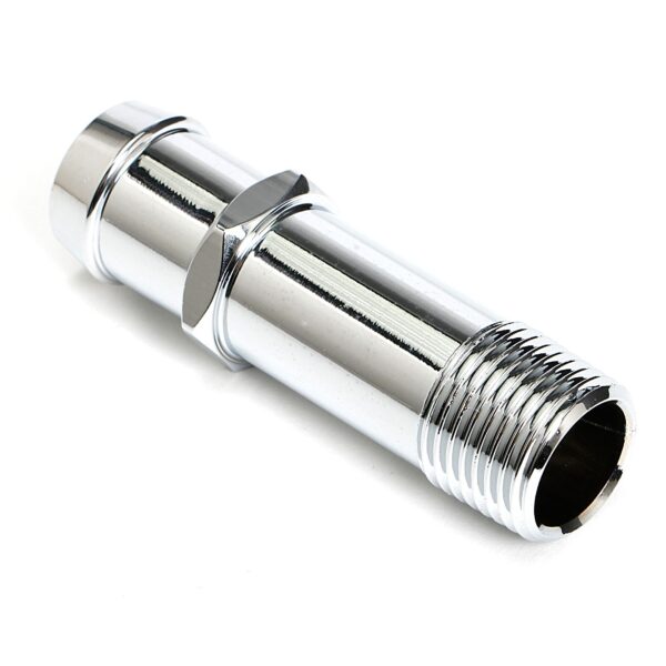 TRANS-DAPT PERFORMANCE PRODUCTS ALUMINUM 1/2 IN. NPT WATER PUMP HOSE FITTING; 3/4 IN. HOSE