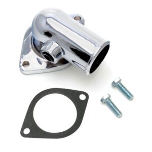 TRANS-DAPT PERFORMANCE PRODUCTS WATER NECK; FORD 390-428; (GASKET SEAL); - CHROME