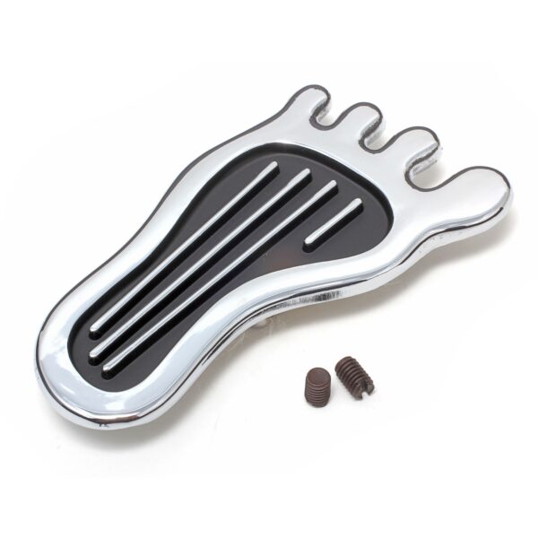 TRANS-DAPT PERFORMANCE PRODUCTS BAREFOOT STYLE DIMMER SWITCH PEDAL- CHROME/STEEL