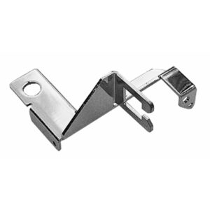 TRANS-DAPT PERFORMANCE PRODUCTS CARBURETOR LINKAGE BRACKET FOR MANUAL TRANSMISSION- CHROME
