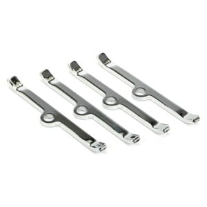 TRANS-DAPT PERFORMANCE PRODUCTS PONTIAC VALVE COVER TABS- CHROME