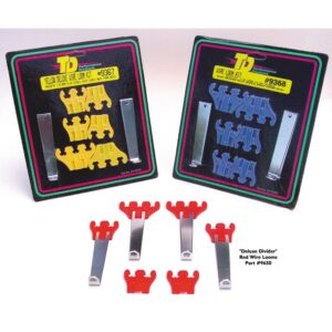 TRANS-DAPT PERFORMANCE PRODUCTS RED DELUXE STYLE WIRE LOOMS. FITS 7 TO 9MM WIRES
