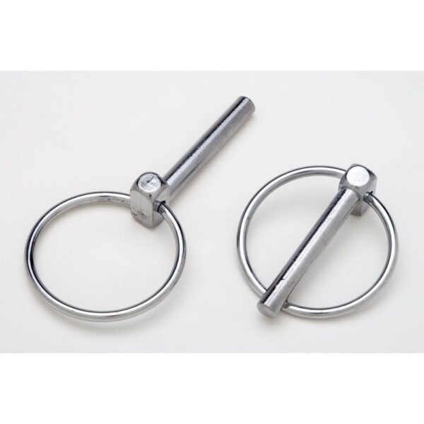 TRANS-DAPT PERFORMANCE PRODUCTS REPLACEMENT 1/4 IN. FLIP-OVER PINS (1 PR.)- CHROME