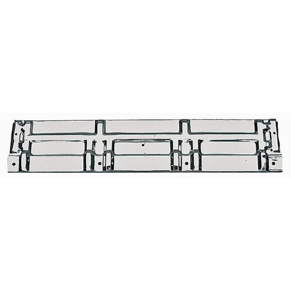 TRANS-DAPT PERFORMANCE PRODUCTS RADIATOR SUPPORT PANEL; 1973-80 CHEVY PICK-UP; AUTOMATIC TRANSMISSION; 30 IN. X 6-1/2 IN.- CHROME
