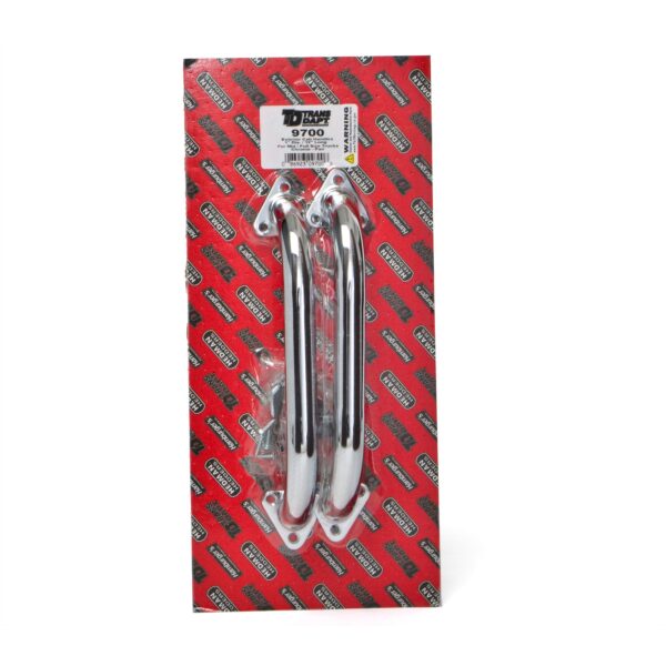 TRANS-DAPT PERFORMANCE PRODUCTS 12 IN. CAB HANDLES FOR FULL AND MID-SIZE TRUCKS (PR.)- CHROME