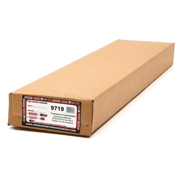 TRANS-DAPT PERFORMANCE PRODUCTS ENGINE SWAP TRANSMISSION CROSSMEMBER; INSTALLS 4L60E / 70E TRANSMISSION INTO A '82-94 S10/S15 WITH LS ENGINE; BOLT-IN DESIGN- RUBBER PAD