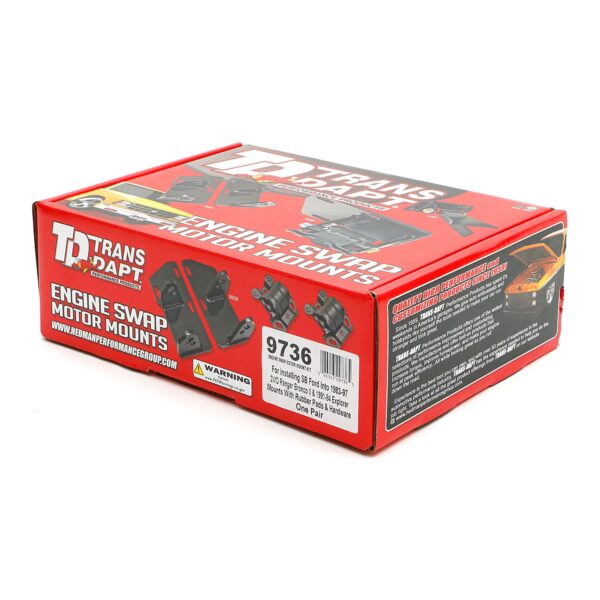 TRANS-DAPT PERFORMANCE PRODUCTS FORD 289, 302W INTO RANGER OR EXPLORER- MOTOR MOUNT KIT