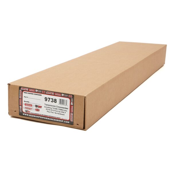 TRANS-DAPT PERFORMANCE PRODUCTS ENGINE SWAP TRANSMISSION CROSSMEMBER; INSTALLS TH350 OR 700R4 INTO '82-94 S10/S15 WITH SB CHEVY V8 (GEN 1); BOLT-IN DESIGN- POLYURETHANE PAD