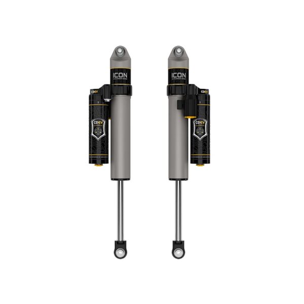 ICON 2021-2024 Ford F-150 4WD/F-150 Tremor, 0-2" Lift, Rear, V.S. 2.5 Aluminum Series Shock Absorbers, Piggyback Reservoir w/ CDEV, Pair