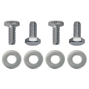 TRANS-DAPT PERFORMANCE PRODUCTS 5/16 IN.-18 X 3/4 IN. HEX HEAD VALVE COVER BOLTS AND WASHERS (SET OF 4)- CHROME