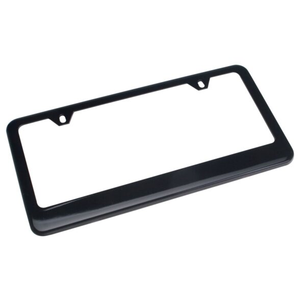 TRANS-DAPT PERFORMANCE PRODUCTS EXECUTIVE LICENSE PLATE FRAME- STEEL/BLACK POWDER COATED