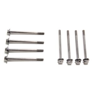 TRANS-DAPT PERFORMANCE PRODUCTS BOLTS FOR SHORT CHROME (ONLY) CENTER BOLT VALVE COVERS (8 BOLTS)- ZINC
