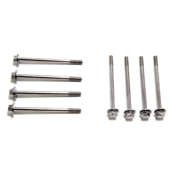 TRANS-DAPT PERFORMANCE PRODUCTS BOLTS FOR SHORT CHROME (ONLY) CENTER BOLT VALVE COVERS (8 BOLTS)- ZINC
