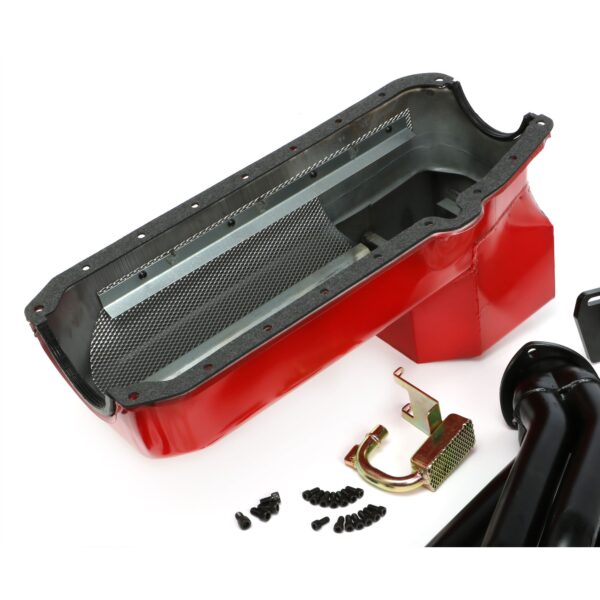 TRANS-DAPT PERFORMANCE PRODUCTS ENGINE SWAP IN A BOX KIT; 55-78 SB CHEVY INTO 82-04 2WD S10/S15; 1 3/4 IN. TUBE; UNCOATED HEADERS