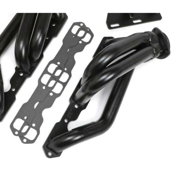 TRANS-DAPT PERFORMANCE PRODUCTS SWAP IN A BOX KIT-86-00 SBC INTO 82-04 2WD S10 W/BLACK HEADERS-1 3/4 IN. TUBES