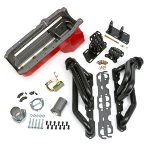 TRANS-DAPT PERFORMANCE PRODUCTS SWAP IN A BOX; 2WD 1982-04 S10; 1986-00 SB CHEVY W/FACTORY HEADS UNCOATED