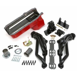 TRANS-DAPT PERFORMANCE PRODUCTS SWAP IN A BOX; 2WD 1982-04 S10; 1986-00 SB CHEVY W/ D-PORT HEADS UNCOATED