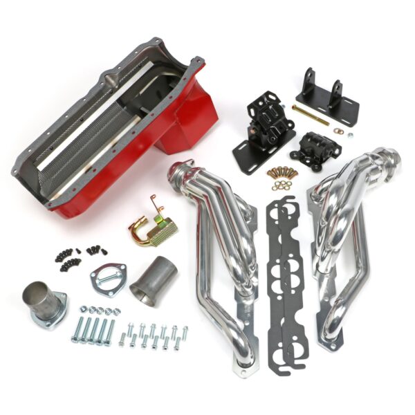 TRANS-DAPT PERFORMANCE PRODUCTS SWAP IN A BOX; 2WD 1982-04 S10; 1986-00 SB CHEVY W/ ANGLE PLUG HEADS HTC