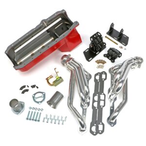 TRANS-DAPT PERFORMANCE PRODUCTS SWAP IN A BOX; 2WD 1982-04 S10; 1986-00 SB CHEVY W/ D-PORT HEADS HTC