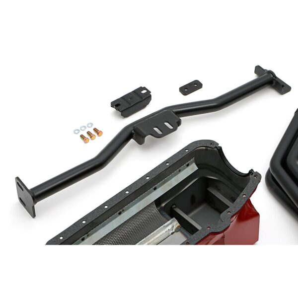 TRANS-DAPT PERFORMANCE PRODUCTS ENGINE SWAP IN A BOX KIT; 55-78 SB CHEVY IN 82-04 S10 / S15 WITH TH350/700R4; 1-1/2 IN. LONG TUBE HEADERS; 3 IN. COLLECTOR; INCLUDES HEADERS, OIL PAN, ENGINE MOUNTS- BLACK MAXX CERAMIC HEADERS