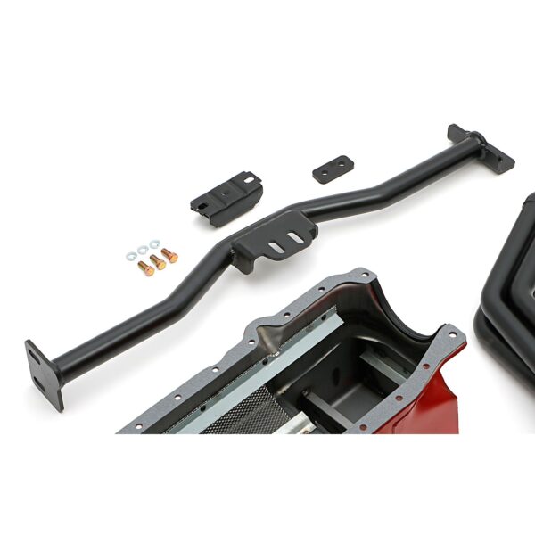 TRANS-DAPT PERFORMANCE PRODUCTS ENGINE SWAP IN A BOX KIT; 86-00 SB CHEVY IN 82-04 S10 / S15 WITH TH350/700R4; 1-1/2 IN. LONG TUBE HEADERS; 3 IN. COLLECTOR; INCLUDES HEADERS, OIL PAN, ENGINE MOUNTS- BLACK MAXX CERAMIC HEADERS
