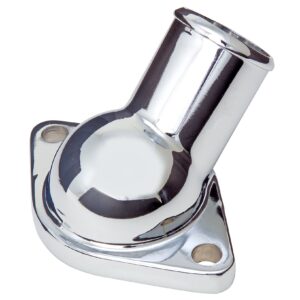 TRANS-DAPT PERFORMANCE PRODUCTS WATER NECK; SB AND BB CHEVY- EARLY MODEL; (O-RING SEAL); - CHEVY ORANGE POWDER COATED