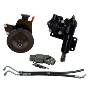 Borgeson - Steering Conversion Kit - P/N: 999063 - Mopar complete power steering conversion kit. Fits 70-72 Mopars with 1-1/8in. Pitman shaft and 318/340/360. Includes all necessary components for conversion.