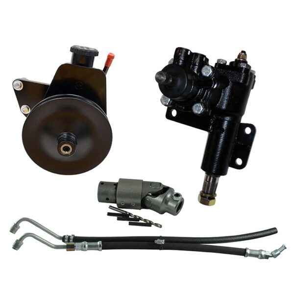 Borgeson - Steering Conversion Kit - P/N: 999063 - Mopar complete power steering conversion kit. Fits 70-72 Mopars with 1-1/8in. Pitman shaft and 318/340/360. Includes all necessary components for conversion.
