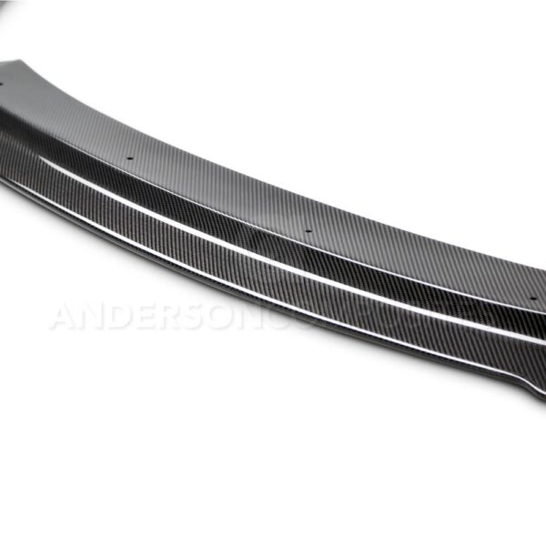 Anderson Composites, AC-FB15FDMU-GR-07, Carbon fiber splitter for Type-GR fiberglass front bumper for 2015-2017 Ford Mustang