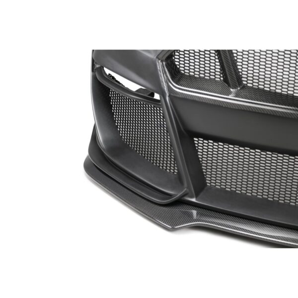 Anderson Composites, AC-FB18FDMU-ST-PC, Type-ST partial carbon front bumper for 2018-2020 Ford Mustang (only work with Type-ST fenders)