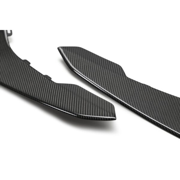 Anderson Composites, AC-FBC17CHCAMZL-LE, Type-LE carbon fiber front bumper canards for 2017-2021 Chevrolet Camaro ZL1 1LE