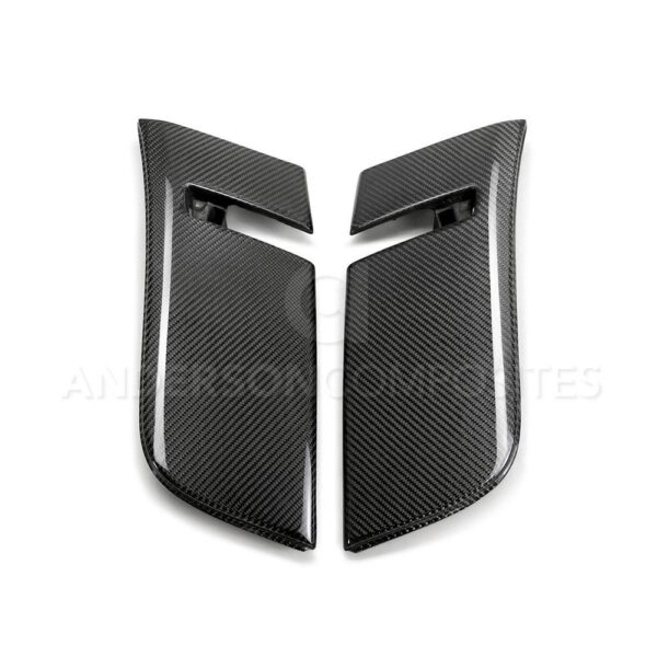 Anderson Composites, AC-FBC18DGCHHC, Carbon fiber front flare extension panel for 2018-2020 Dodge Challenger Widebody