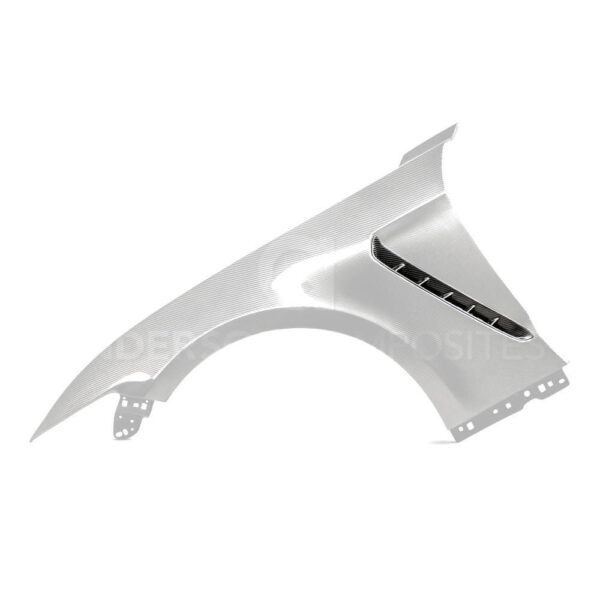 Anderson Composites, AC-FF15FDMU-GR-01, Carbon fiber replacement inserts for Type-GR fenders for 2015-2020 Ford Mustang (for Type-GR fenders only, do not fit GT350)